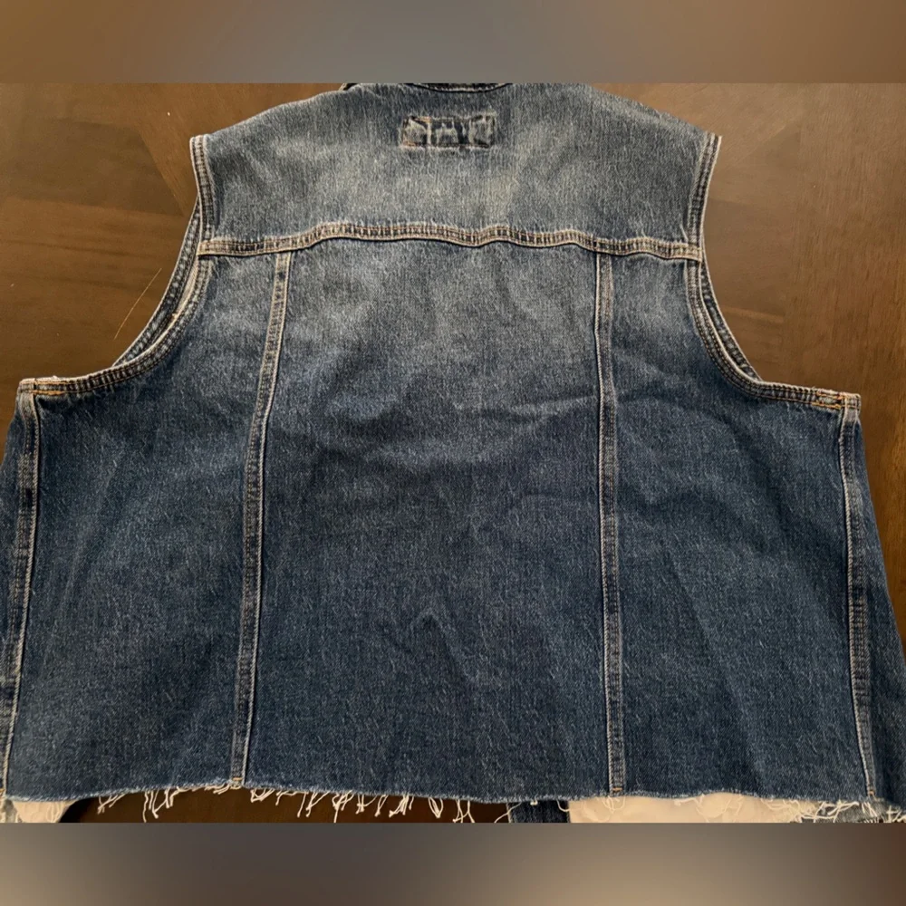 Maurices Blue Denim jean Vest XXL NEW WITH TAG - Picture 4 of 8